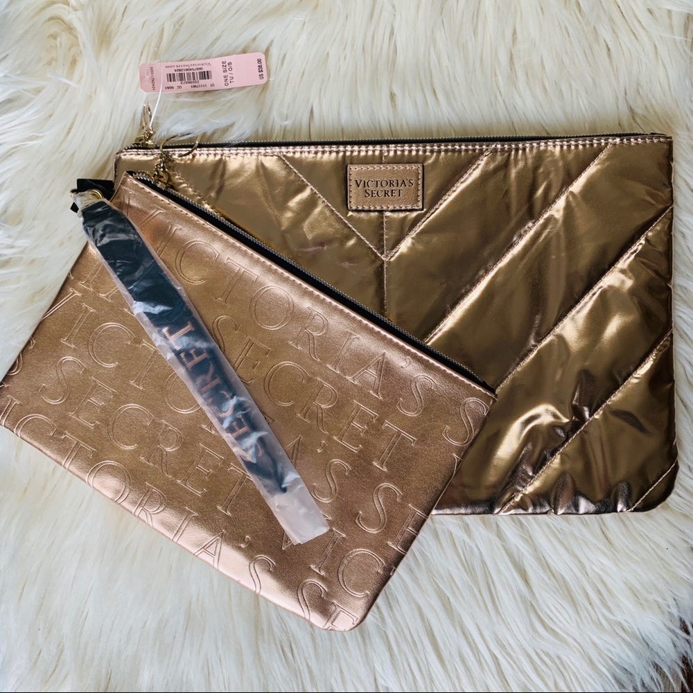 NWT Victoria’s Secret Bag and Wristlet Set.